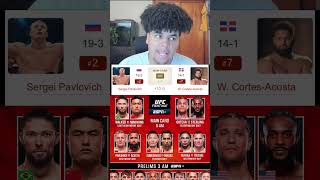 UFC Fight Night Predictions - Shanghai 🔥🔥 #ufcfightnight