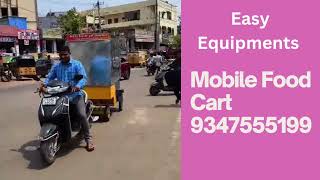 Mobile Food Cart 9347555199📢 👀#mobilecart  #easyequipments #foodcarts  #streetcounter  #bikecart
