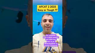 AFCAT 2 2025 Exam Analysis 🔥Paper Review | Student's Exp, Difficulty & Expected Cut Off #afcat2025