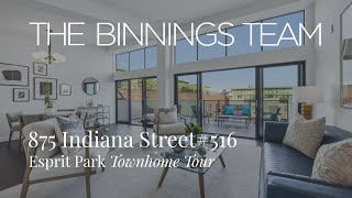 875 Indiana St #516 Townhome Tour | Esteemed Esprit Park Condo in SF's Dogpatch by The Binnings Team