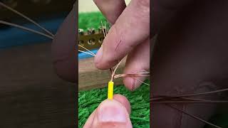 A simple technique to secure electric cables Practical and  #USA #ElectricHack #CableManagement