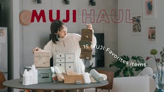 My Top 15 Must-Have MUJI Products for Everyday Life | Best Buys | MUJI Week | MUJI HAUL