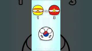 "Vietnam Or South Vietnam" || [ CountryBalls ] || #countryballs #shorts #edit #history
