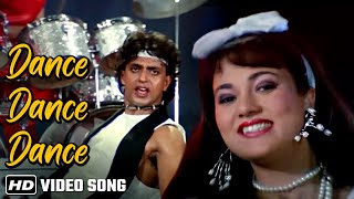 Dance Dance Dance | Mithun Chakraborty | Dance Dance(1987) | Bappi Lahiri Hit Songs | Vijay & Alisha