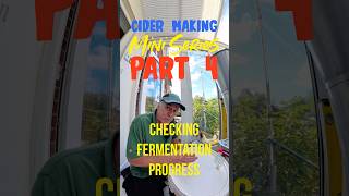 Cider Making Mini Series 4: Checking Fermentation Progress #cidermaking  #cider #kitchengarden