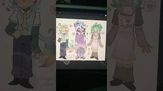 // 🌻 Dandy’s world humans versions pt 1  //ft : dandy, astro, and sprout #procreate #dandysworld