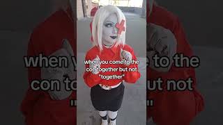 when your cosplays are super different #cosplay #comiccon