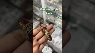 Victorian finish kada with intricate detailing #kasvi #victorianjewellery #thenightingaletales #hcu