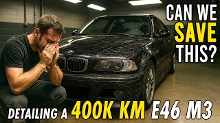 Saving a 400,000km E46 M3: Insane Paint Correction Transformation!