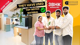 Modern 3BHK Home Tour in Bengaluru  Pastel Interiors by DecoTales  Client Testimonial Included