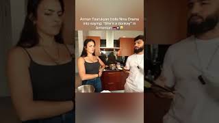 UFC fighter Arman Tsarukyan trolls Nina Drama into calling herself a donkey in Armenian LOL #ufc