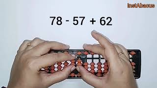 Simple Addition and Subtraction of Two digit Numbers (Part 2) | calculate using abacus | InstAbacus