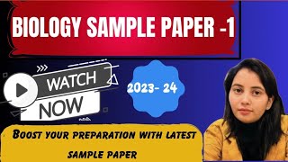CBSE BIOLOGY CLASS 12 | LATEST SAMPLE PAPER SOLUTION 2023- 24| BY MEDBIO CLASSES|