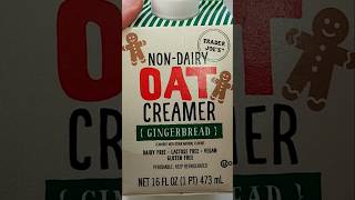 Trader Joe's Gingerbread Oat Creamer #traderjoestastetest #traderjoes #traderjoesfinds #vegan