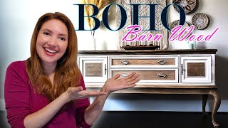 How To Create a BOHO CHIC Masterpiece Using Retique It BARN WOOD Kit