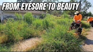 This Homeowner WASN’T Avoiding the Yard — They Couldn’t Do It Alone