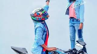 gana love song😍| love bike couple song|tamil WhatsApps status |MR.Biker edits