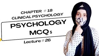 Psychology Mcqs | Dsm 5 Lectures | Psychology lectures Series | Clinical Psychologist Iqra Saeed