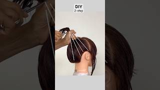 DIY WOLF CUT TUTORIAL #easytutorial #haircut #hairstyle #shortvideo