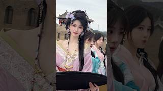 Beautiful chinese girls fashion #shorts #walking #chinafashion #tiktokchina