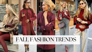 7 Burgundy Looks Defining Global Chic —  Elegant Fashion Hacks to Try This Fall
