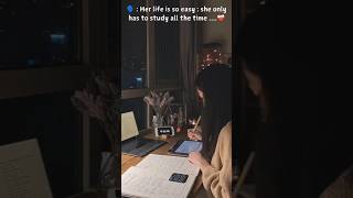"Her life is so easy!😔#students#aspirants#neet#upsc #ssc#jee#studentlife#exam#shortsvideo