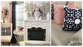 Spring/Summer Living Room Refresh 2020 #livingroomtour #homedecor #springsummerrefresh #decorideas