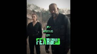 My Rating on Fear The Walking Dead #shorts #thewalkingdead #morganjones #aliciaclark