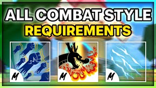All Combat Style Requirements In Blox Fruits In 1 Minute