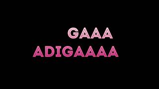 Adiga adiga song lyrics ||  Whatsapp status ||