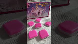 #dollfurniture #barbiedolls #fashiondolls The Grand Dinningroom! #letsplay