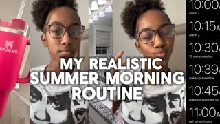 my 10AM SUMMER morning routine || grwm, hygiene, starting productive habits
