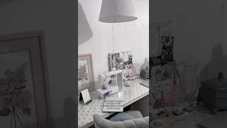 Let’s transform my sewing area 🤍🪡 #sewingroom #homedecor #renovation #renovationideas #coquette
