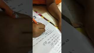 Blind-fold Exam writing by Shuddhabhaktha 8yrs. old