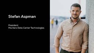 Meet the experts: Stefan Aspman, President Business Area Data Center Technologies at Munters