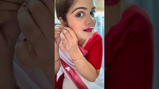 ❤️💕.                                                      #bong#grwm#grwmsaree #svf25
