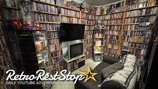 Working On My Physical Media Collection & Cataloging My Movie Collection | Retro Rest Stop