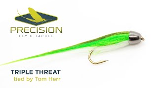 Triple Threat Fly Pattern for Steelhead Trout, Smallmouth, Peacock & Striped bass.