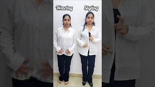 Wearing vs styling #fashionhacks #wearingvsstyling #fashion #styling #fashionstyle #stylehacks