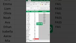 SMART TRICK TO PREPARE RESULT IN EXCEL BY SIMPLE  FORMULA #VIBEHUB #ytshorts