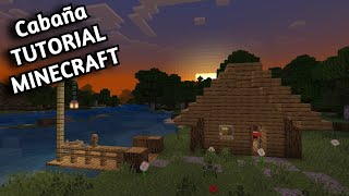 ¡COMO HACER UNA CABAÑA🏡 EN MINECRAFT #1.20 PASO A PASO¡