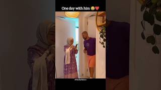 One day with him 😂❤️ || Wedding Nasheed #islamicshorts #islamicreminder #islam #love #allah #couple
