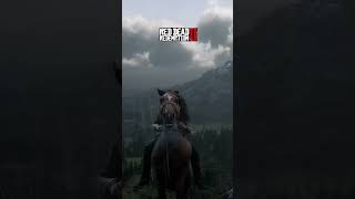 horse reaction while climbing mountain  #rdr2 #horse #funny #viral #gamingclips