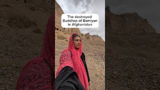 The destroyed Buddhas of Bamiyan, Afghanistan #afghanistan#afghan#worldtravel#buddhism#bamiyan