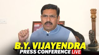 LIVE: Karnataka BJP President B.Y. Vijayendra addresses press conference | Congress | Bengaluru