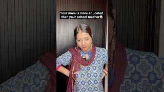 Mummy rocked teacher shocked 😳 #entertainment #youtubeshorts #comedy #schooldays #funny #ytshorts