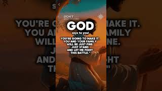 GOD SAYS TO YOU