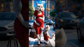 Can a KITTEN Really Save a Pregnant Mom?  😽  #cat #catlover #shorts #shortvideo #funny #viralvideo