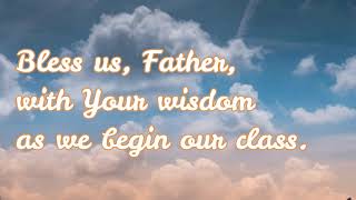 Classroom Opening Prayer (with voice over)