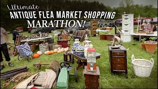 Ultimate Antique Flea Market Shopping Marathon: Best Antique Buying, Hauls & Decorating in 1 Video!